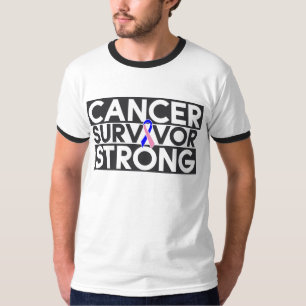 Mannelijke borstkanker Overlevende sterren T-shirt