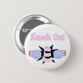 Mannelijke borstkanker ronde button 5,7 cm (Voorkant /achterkant)