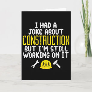 Mannelijke Bouw Grap Fun Dad Humor Arbeider Vader Kaart