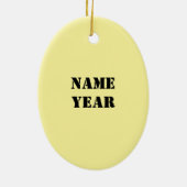 Mannelijke bouwvakker met boorversiering keramisch ornament (Achterkant)