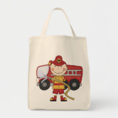 Mannelijke brandweerlieden T-shirts en geschenken Tote Bag (Voorkant)