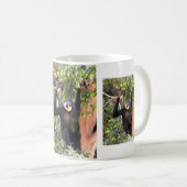 Mannelijke Buff wang gibbon Koffiemok (Voorkant rechts)