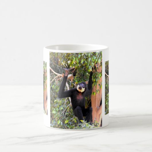 Mannelijke Buff wang gibbon Koffiemok (Center)