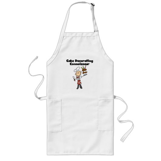 Mannelijke Cake Decorating Kenner Lang Schort (Voorkant)
