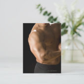 Mannelijke carrosseriebouwers verbuigspieren, voor briefkaart (Staand voorkant)