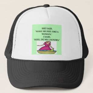 mannelijke chauvinist grap trucker pet