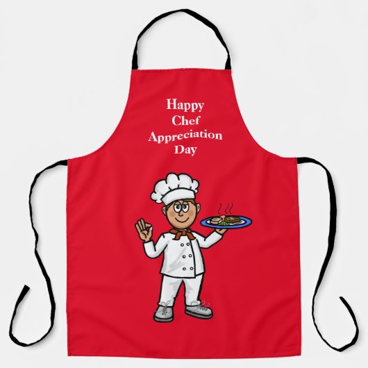 Mannelijke Chef Appreciation Day Apron Schort (Voorkant)