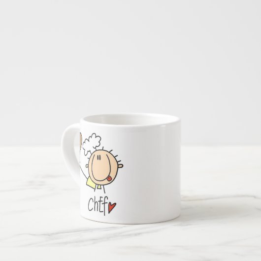 Mannelijke Chef Espresso Kop (Links)