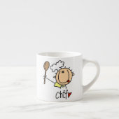 Mannelijke Chef Espresso Kop (Rechts)