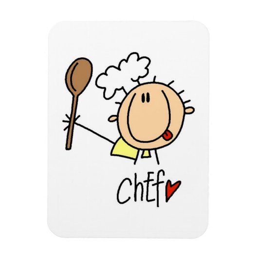 Mannelijke Chef Magneet (Verticaal)