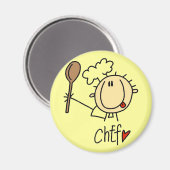 Mannelijke Chef Magneet (Voorkant / Achterkant)