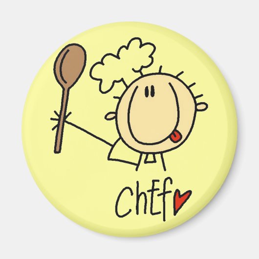 Mannelijke Chef Magneet (Voorkant)