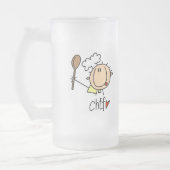 Mannelijke Chef Matglas Bierpul (Links)