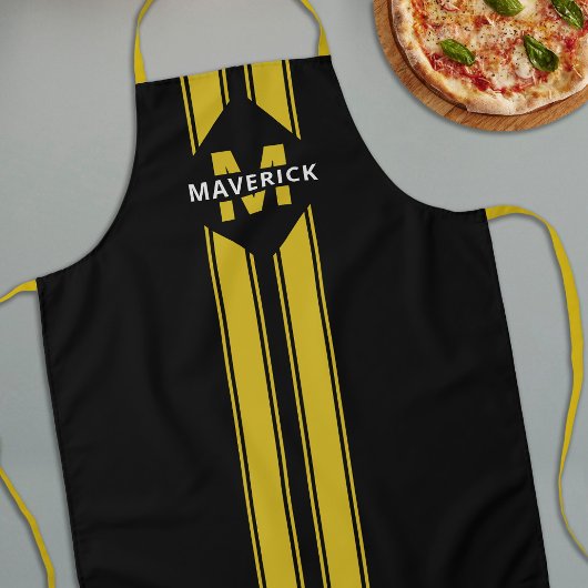 Mannelijke Chef Monogram en naam Schort