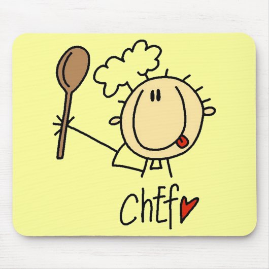 Mannelijke Chef Muismat (Voorkant)