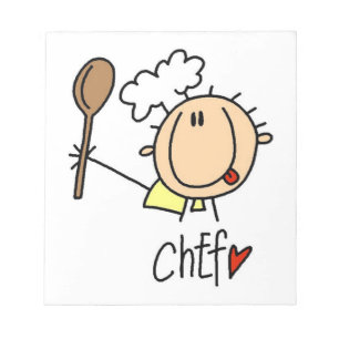 Mannelijke Chef Notitieblok