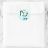 Mannelijke Chef Stickers (Tas)