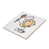 Mannelijke Chef Tegeltje (Zijkant)