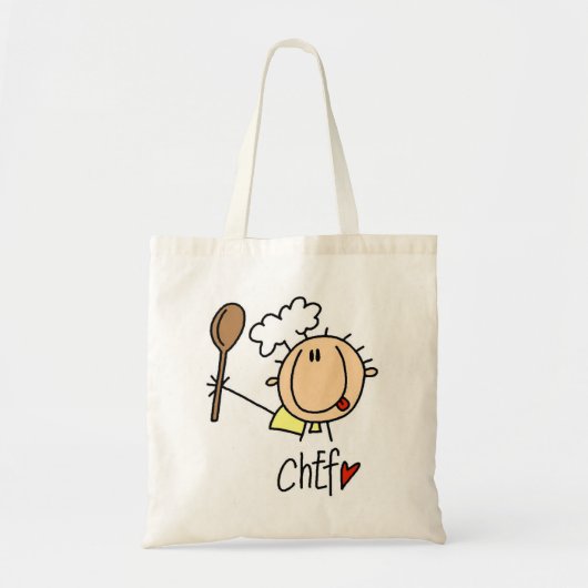 Mannelijke Chef Tote Bag (Voorkant)