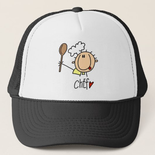 Mannelijke Chef Trucker Pet (Voorkant)