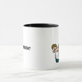 Mannelijke Chiropractor of Masseuse Mok (Midden)