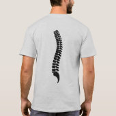 Mannelijke Chiropractor of Spinale chirurg T-Shirt (Achterkant)