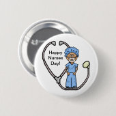 Mannelijke chirurgische Button voor verpleegkunde  (Voorkant /achterkant)