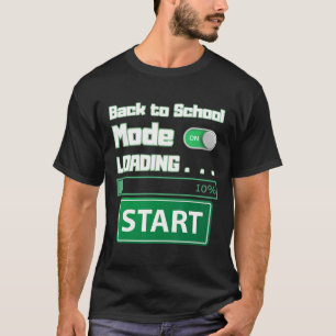 Mannelijke Ck naar schoolmodus laden – Gamer stijl T-shirt