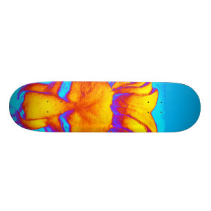 Mannelijke Coole Dierengezicht Leeuw Ontwerp Helde Persoonlijk Skateboard