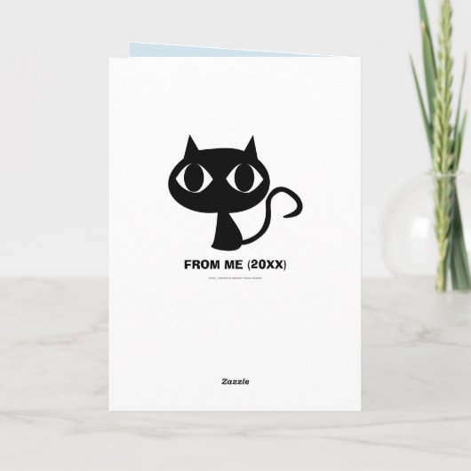 Mannelijke Cosplayer Sentimentele Verjaardag Kaart (Achterkant)