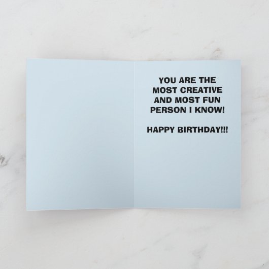 Mannelijke Cosplayer Sentimentele Verjaardag Kaart (Binnen)