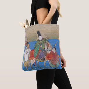 Mannelijke Courtier op de rivier de Horseback (183 Tote Bag