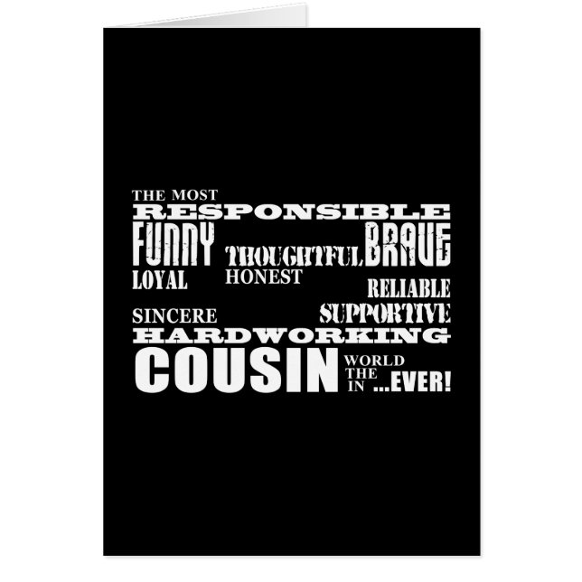 Mannelijke Cousins Best Greatest Cousin 4 him Qual (Voorkant)