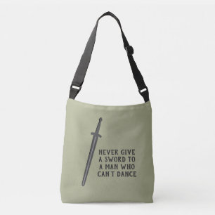 Mannelijke dans thema op uw keuze van kleur crossbody tas