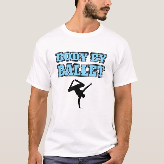 Mannelijke danseres t-shirt (Voorkant)