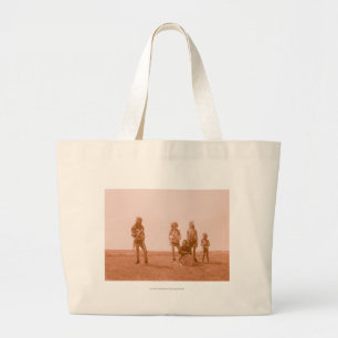 Mannelijke dansers grote tote bag