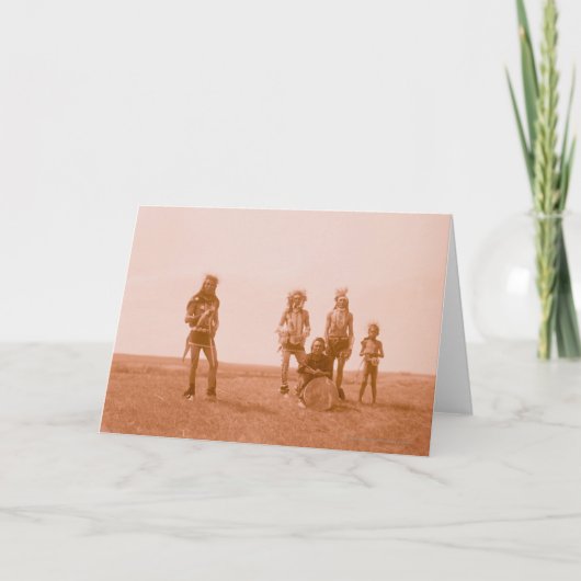 Mannelijke dansers kaart (Voorkant)