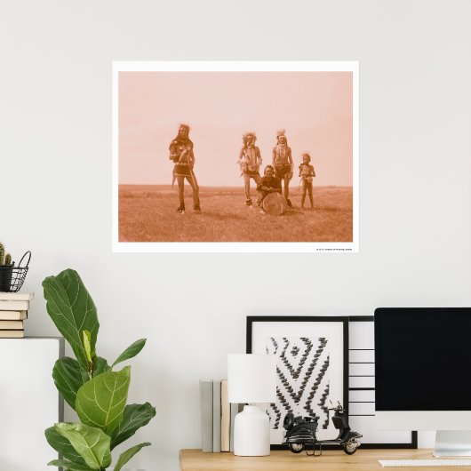 Mannelijke dansers poster (Thuiskantoor)