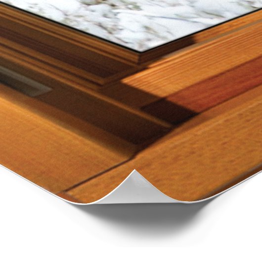 Mannelijke diepte in het Poster van de Verlichting (Hoek)