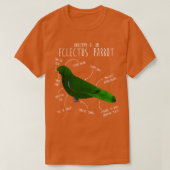 Mannelijke Eclectus Anatomie T-shirt (Design voorkant)