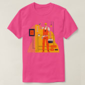Mannelijke elektricien t-shirt (Design voorkant)
