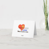 Mannelijke en Vrouw gebak Wenskaart Kaart (Achterkant)