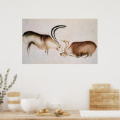 Mannelijke en vrouw herten poster (Keuken)