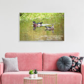 Mannelijke en Vrouw Houteenden Canvas Afdruk (Insitu (Woonkamer))