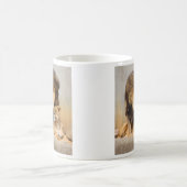 Mannelijke en Vrouw Lion in Love Koffiemok (Center)