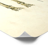 Mannelijke en Vrouw skeletten Poster (Hoek)