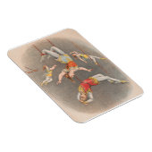 Mannelijke en Vrouw trapeze performers Magneet (Rechterzijde)
