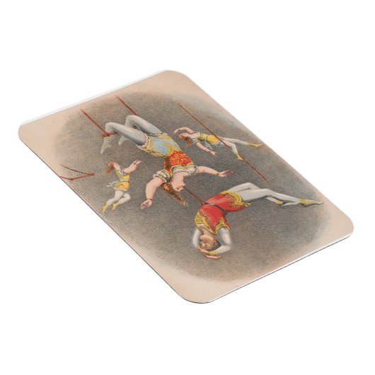 Mannelijke en Vrouw trapeze performers Magneet (Rechterzijde)