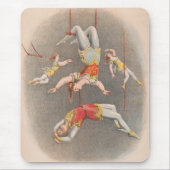 Mannelijke en Vrouw trapeze performers Muismat (Voorkant)