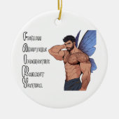 Mannelijke Fairy Ornament - SPROOKJE Acrostic (Voorkant)